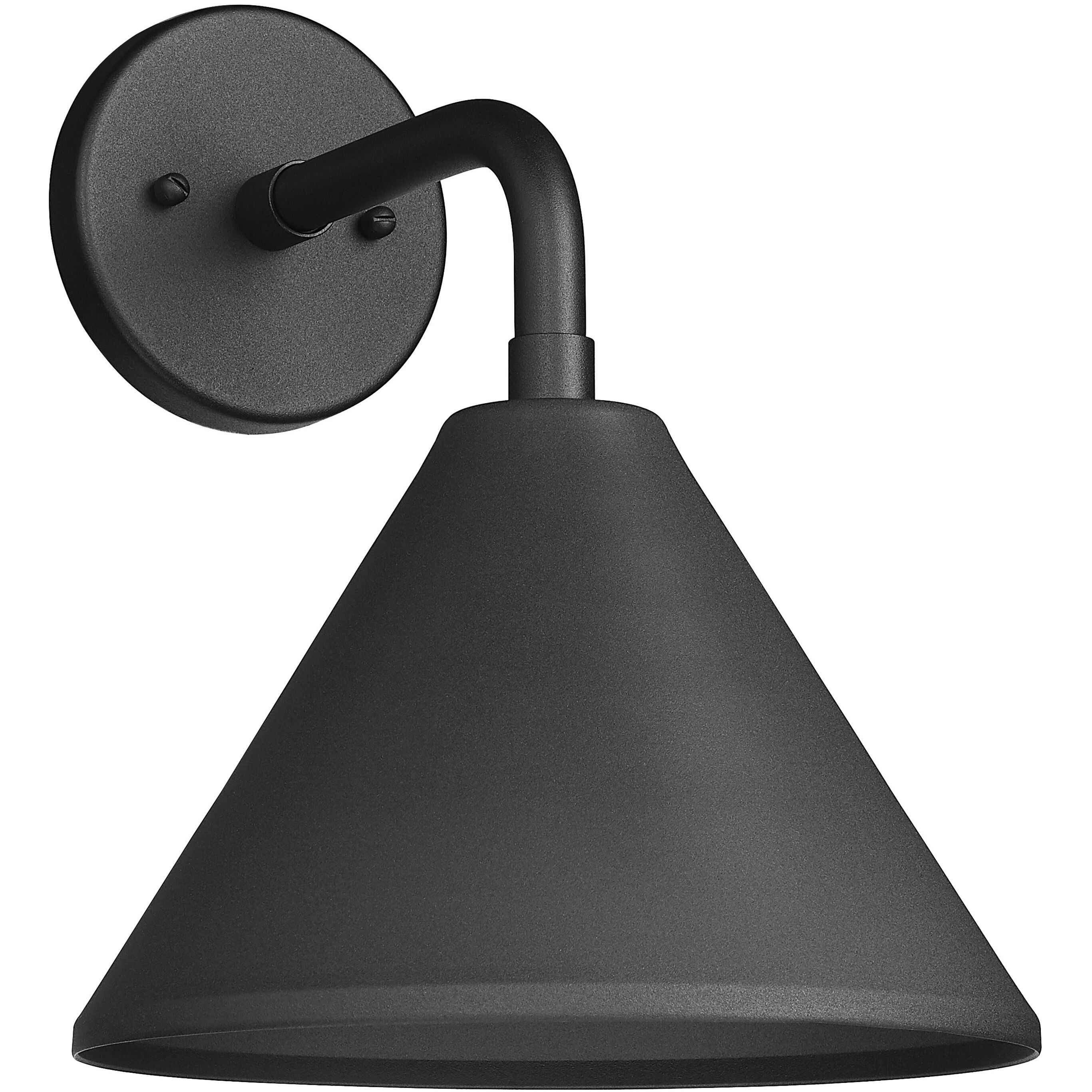 Axston 1 Light 12.5 inch Textured Black Outdoor Wall Sconce